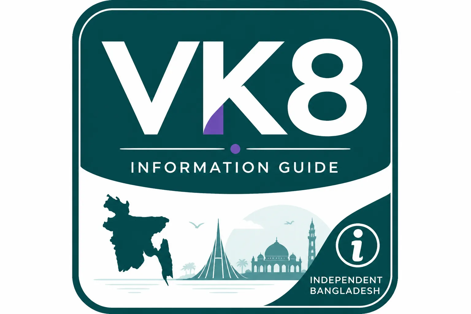 VK8 guide app icon visual
