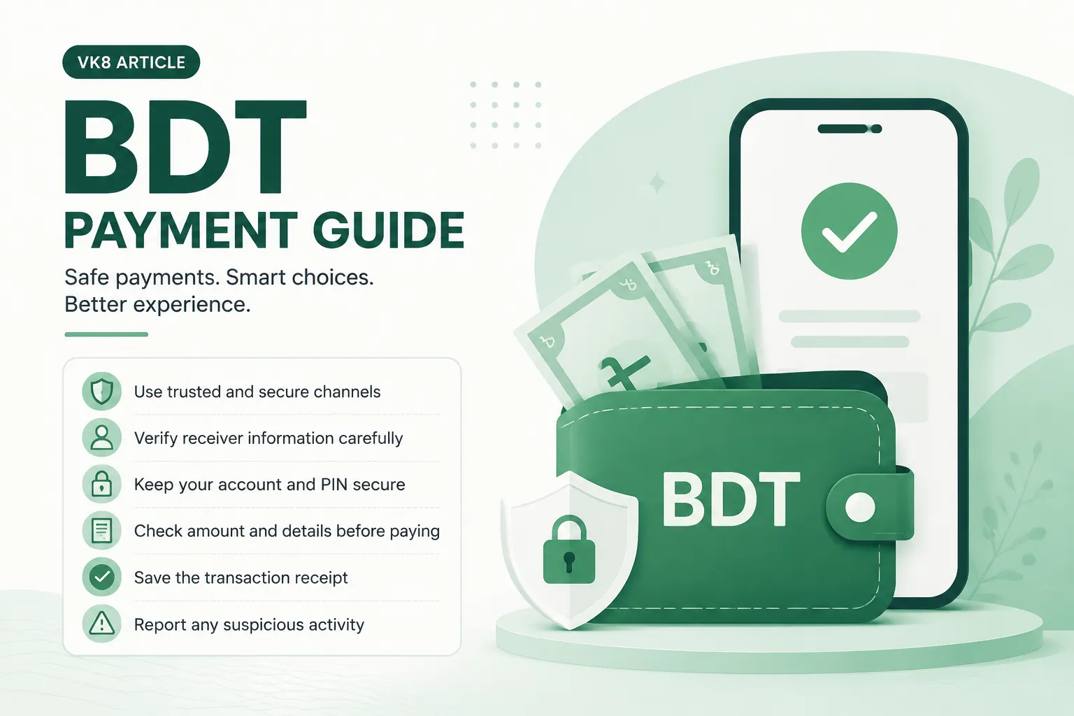 VK8 Bangladesh payment guide visual